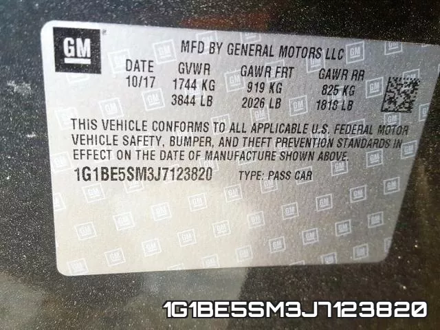 1G1BE5SM3J7123820 фото 2