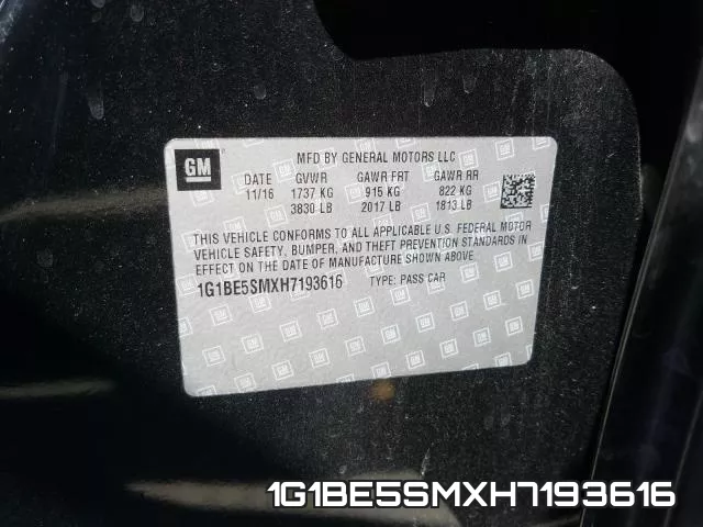 1G1BE5SMXH7193616 фото 2