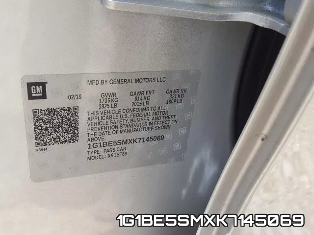1G1BE5SMXK7145069 фото 2