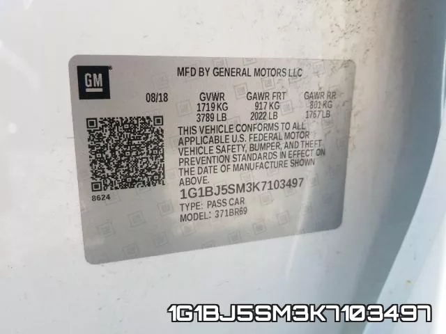 1G1BJ5SM3K7103497 фото 2
