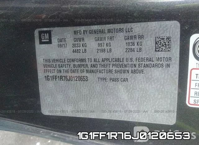 1G1FF1R76J0120653 фото 10