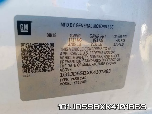 1G1JD5SBXK4101863 фото 2