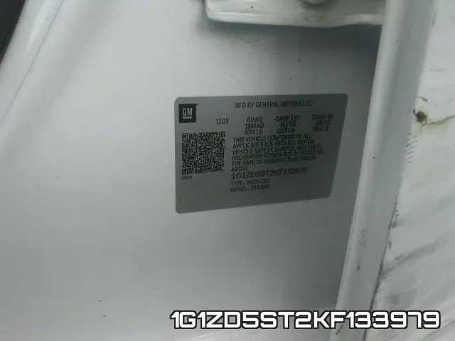 1G1ZD5ST2KF133979 фото 2