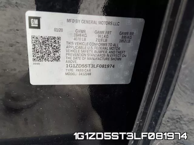 1G1ZD5ST3LF081974 фото 2
