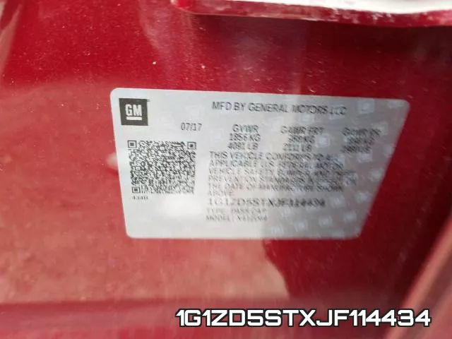 1G1ZD5STXJF114434 фото 2