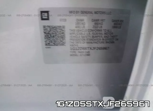 1G1ZD5STXJF265967 фото 10