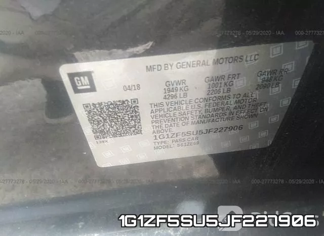 1G1ZF5SU5JF227906 фото 10