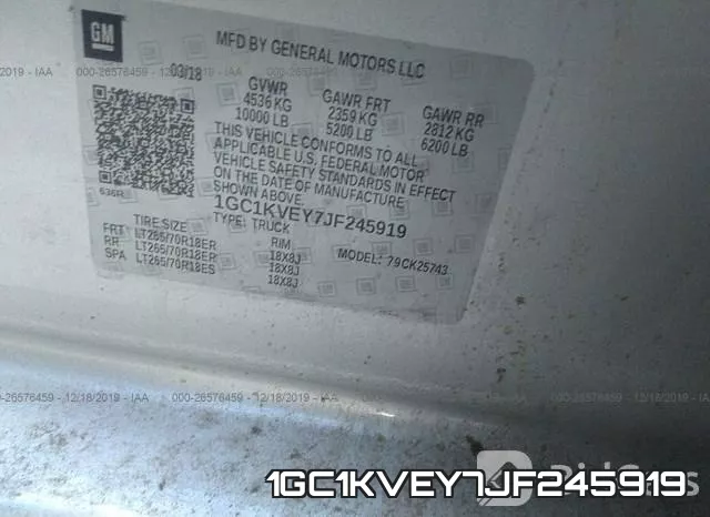 1GC1KVEY7JF245919 фото 10