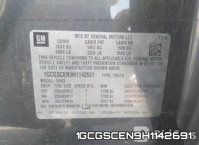 1GCGSCEN9H1142691 фото 10