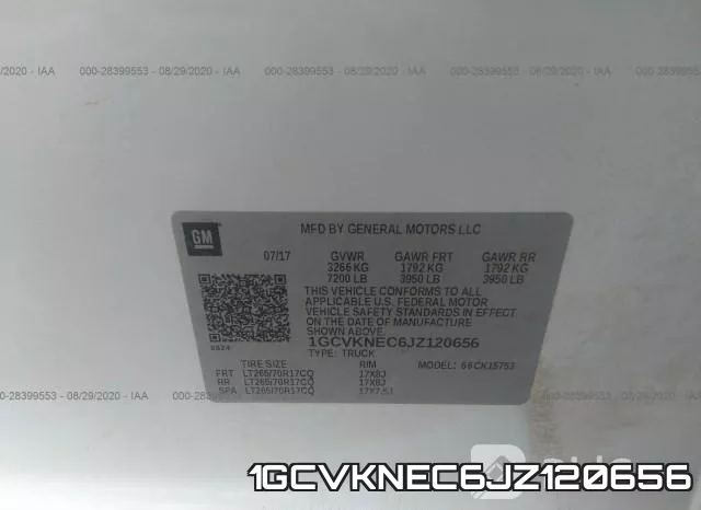 1GCVKNEC6JZ120656 фото 10