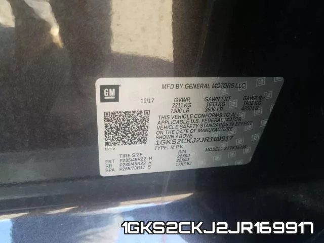 1GKS2CKJ2JR169917 фото 2