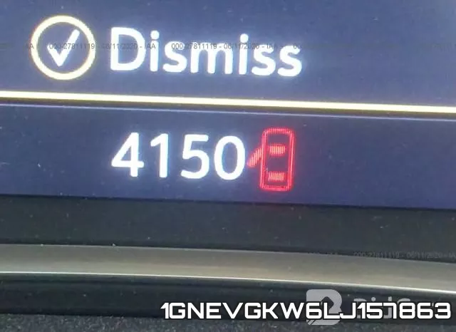 1GNEVGKW6LJ157863 фото 8