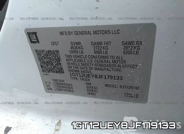 1GT12UEY8JF179133 фото 10