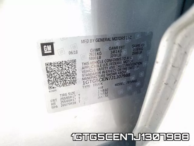 1GTG5CEN7J1307988 фото 2