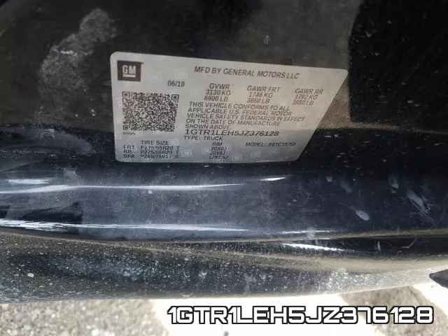 1GTR1LEH5JZ376128 фото 2