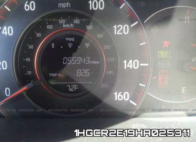 1HGCR2E19HA025311 фото 8