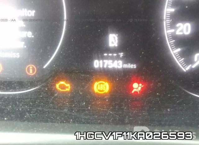1HGCV1F11KA026593 фото 8