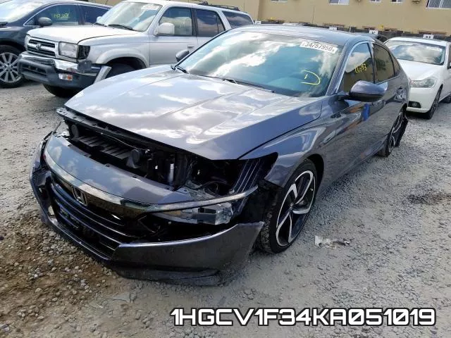 1HGCV1F34KA051019 фото 3