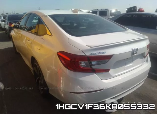 1HGCV1F36KA055332 фото 4