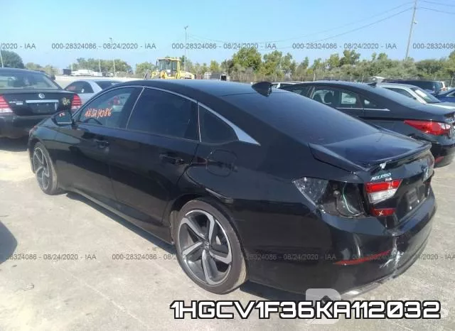 1HGCV1F36KA112032 фото 4