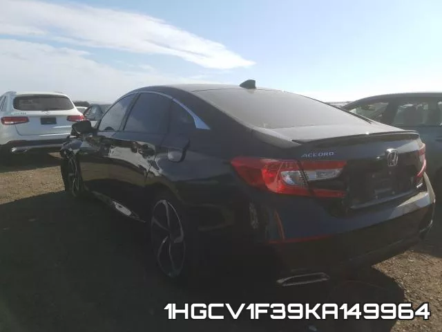 1HGCV1F39KA149964 фото 4