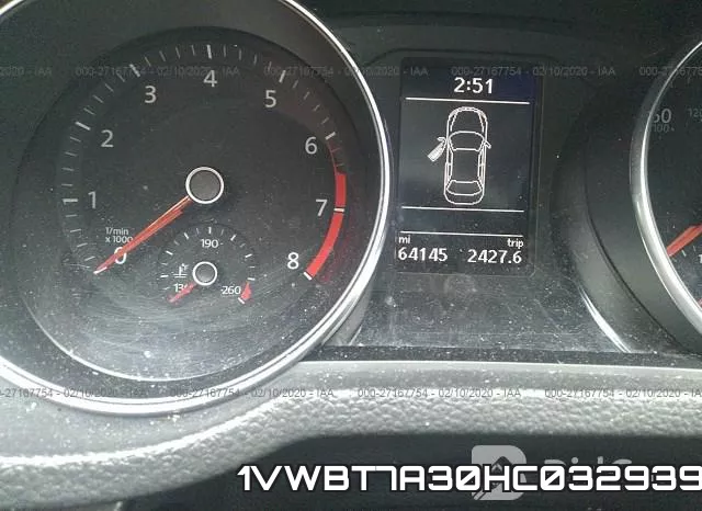1VWBT7A30HC032939 фото 8