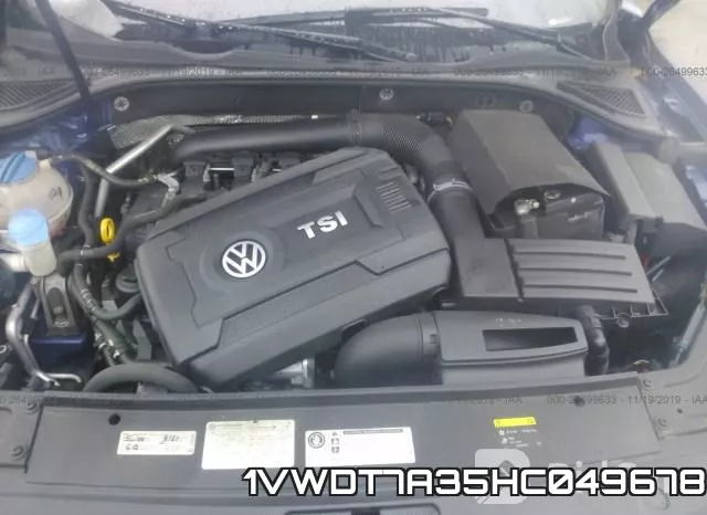 1VWDT7A35HC049678 фото 2