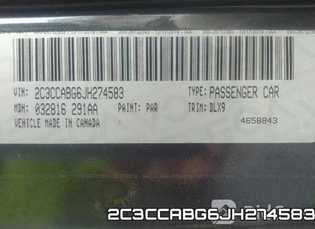 2C3CCABG6JH274583 фото 10