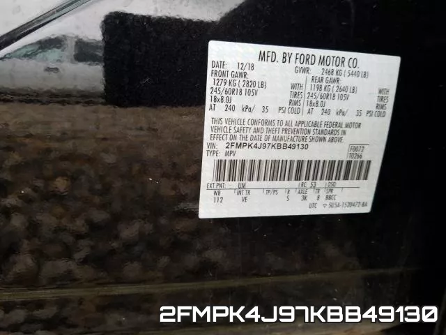 2FMPK4J97KBB49130 фото 2