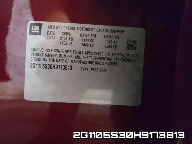 2G1105S30H9173813 фото 2