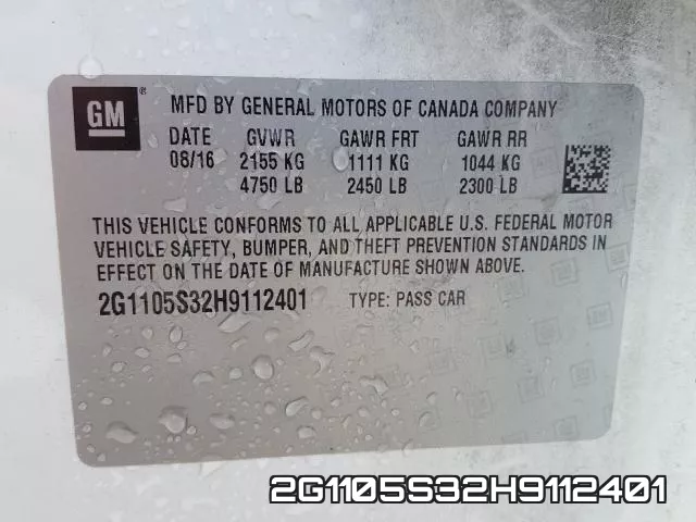 2G1105S32H9112401 фото 2