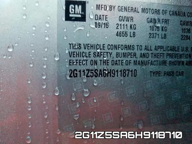 2G11Z5SA6H9118710 фото 2