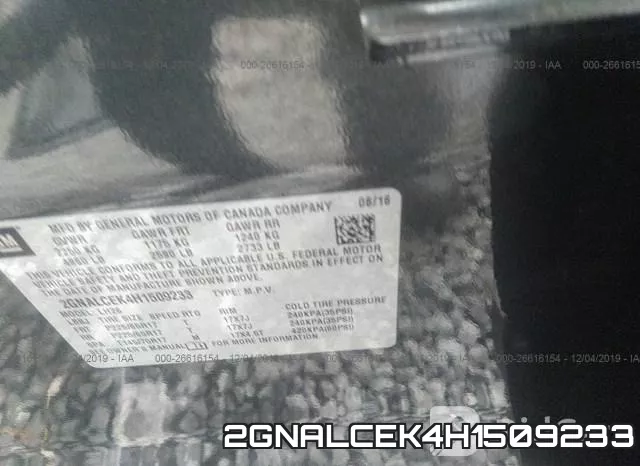 2GNALCEK4H1509233 фото 10