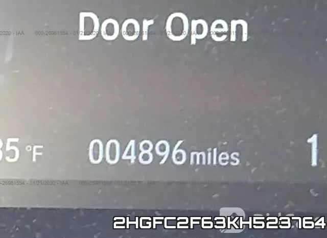 2HGFC2F63KH523764 фото 8