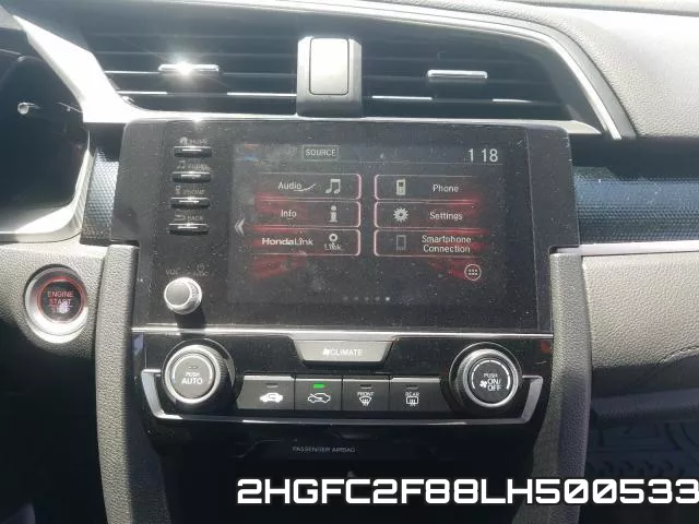 2HGFC2F88LH500533 фото 10