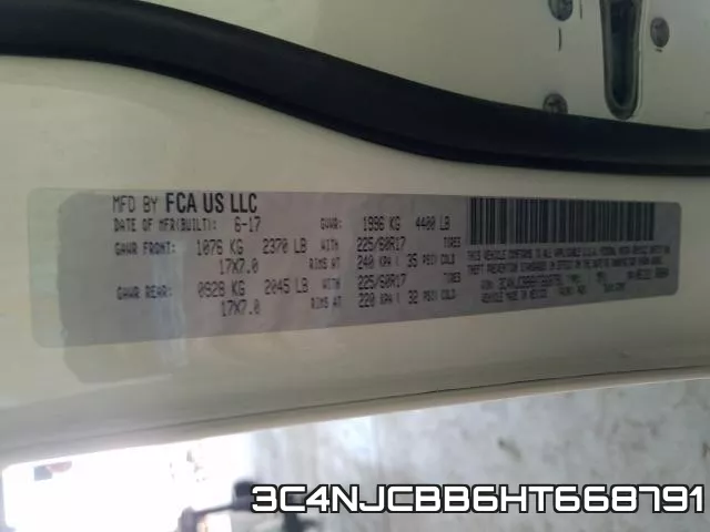 3C4NJCBB6HT668791 фото 2