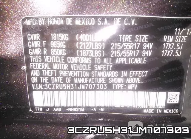 3CZRU5H31JM707303 фото 10