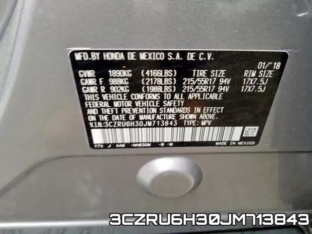 3CZRU6H30JM713843 фото 2