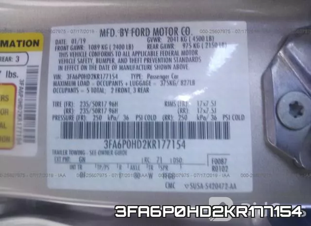3FA6P0HD2KR177154 фото 10