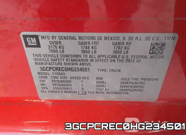 3GCPCREC0HG234501 фото 10
