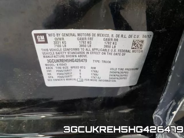 3GCUKREH5HG426479 фото 2