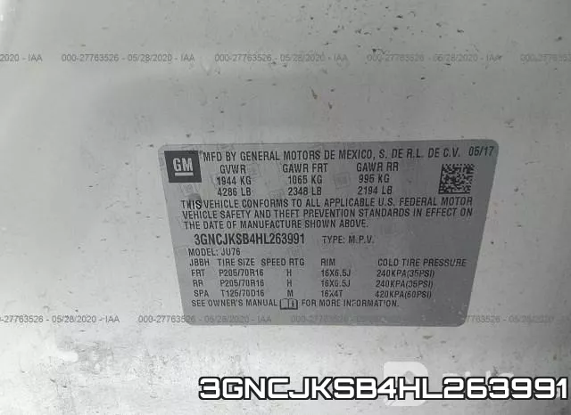 3GNCJKSB4HL263991 фото 10