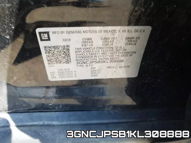 3GNCJPSB1KL308888 фото 2
