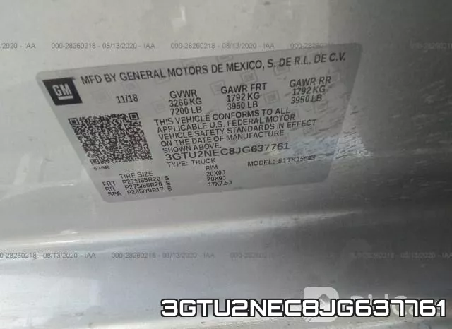 3GTU2NEC8JG637761 фото 10
