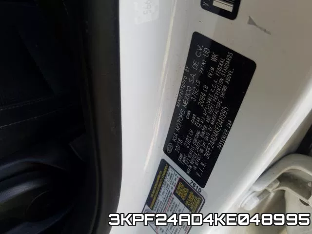 3KPF24AD4KE048995 фото 2