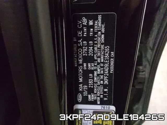 3KPF24AD9LE184265 фото 2