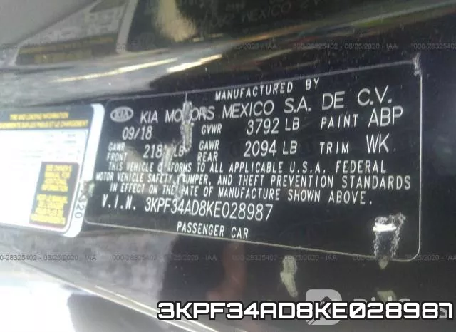 3KPF34AD8KE028987 фото 10
