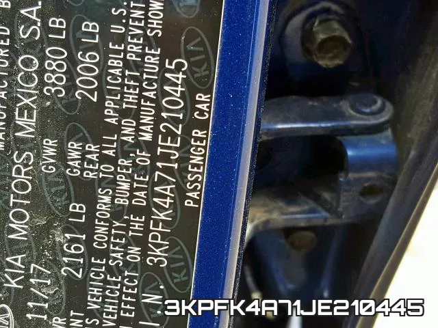 3KPFK4A71JE210445 фото 2