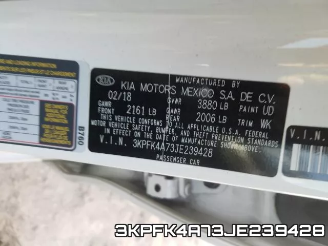 3KPFK4A73JE239428 фото 2