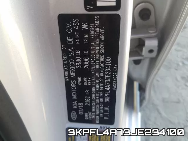 3KPFL4A73JE234100 фото 2